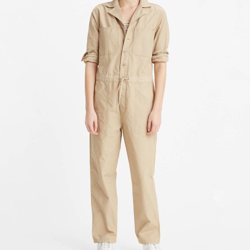 NWT Levi's Utility Jumpsuit - Nomad White